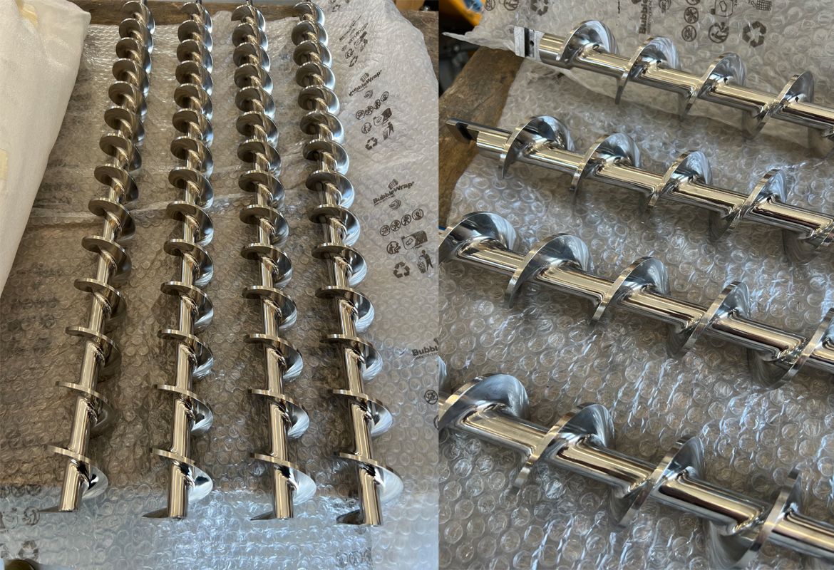 Coclee in acciaio per polveri | Landotech